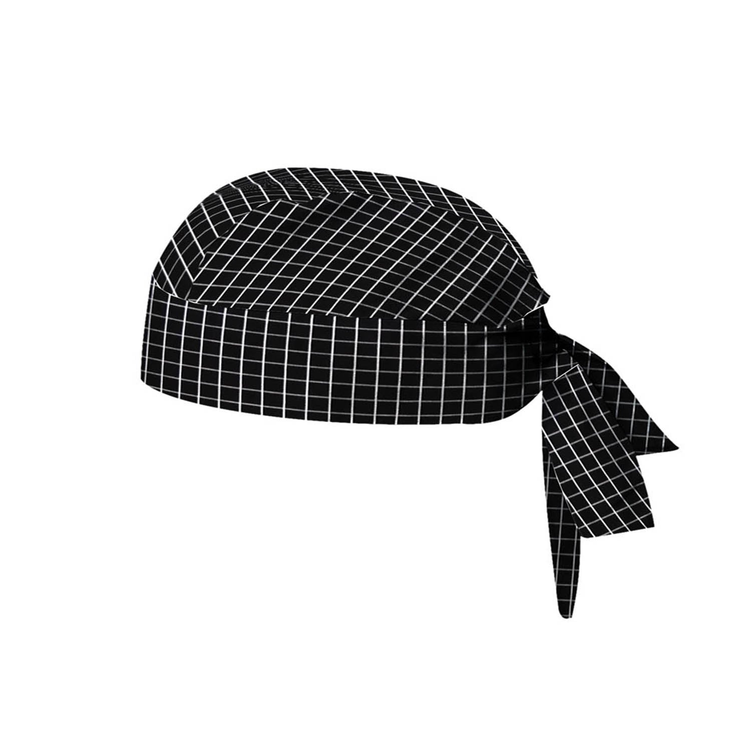 Chapeau Bandana Chef Misemiya - 65% Polyester, 35% Coton, Ajustable
