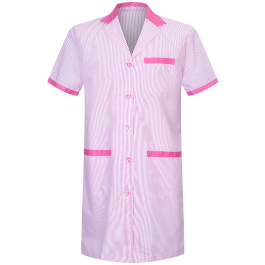 Bata de Laboratorio Raya manga corta T8162 - MISEMIYA Vestuario Laboral