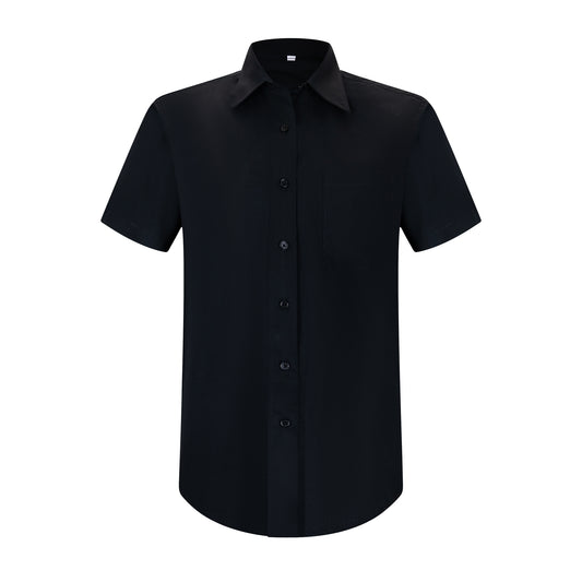 CAMISA CAMARERA MUJER CON MANGAS CORTA - UNIFORME HOSTELERIA MUJER - T826B