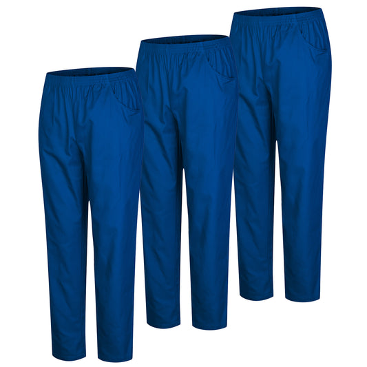 Pack 3 Pcs - PANTALÓN SANITARIO UNISEX - UNIFORME SANITARIO UNIFORMES MEDICOS PANTALÓN DE TRABAJO