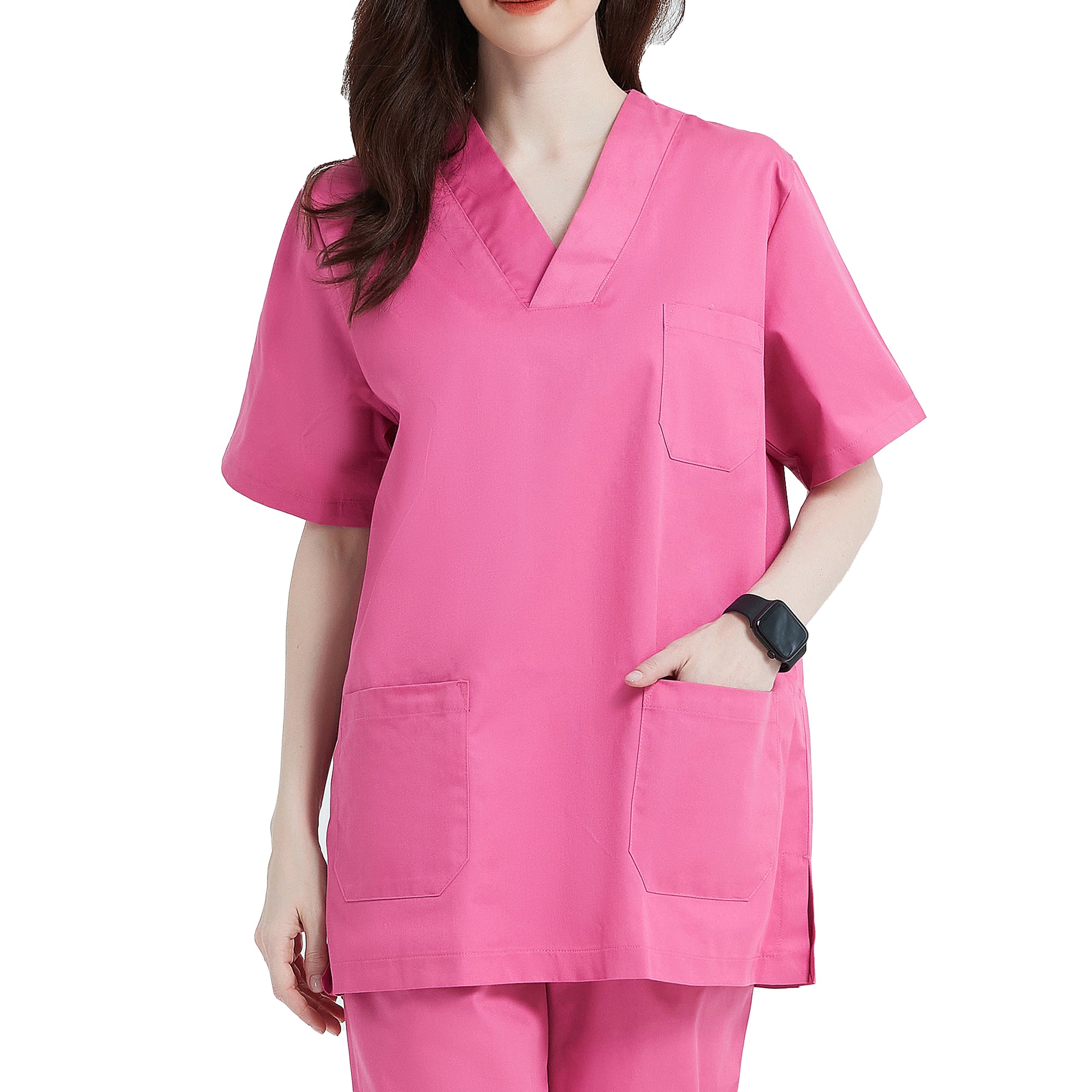 Misemiya Veste De Cuisine Femme MZ-849B - Uniforme Chef Élégant Noir
