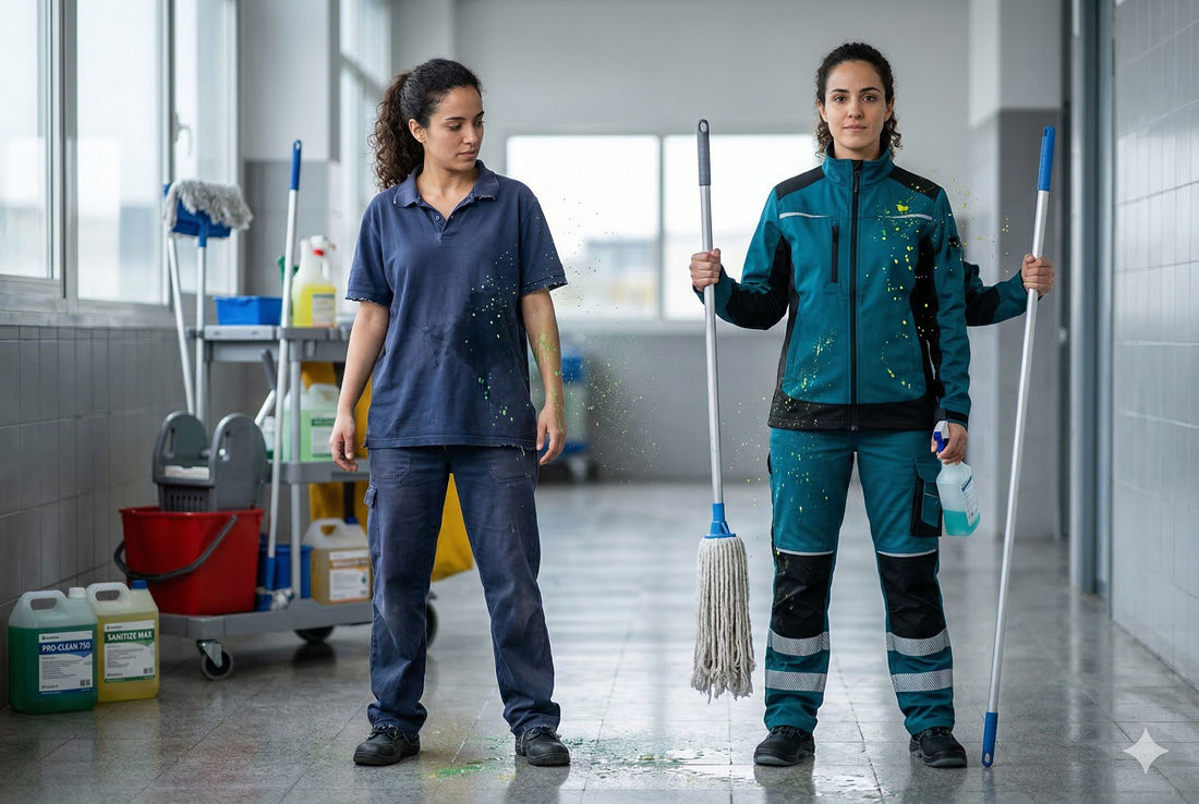 Uniformes de Limpieza Profesional: Guía de Durabilidad y Resistencia Química