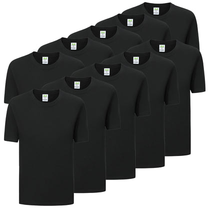 Paquete de 10 Unidades - Camiseta con Mangas Cortas 100% Algodón   10-TS150 - MISEMIYA Uniformes de Trabajo
