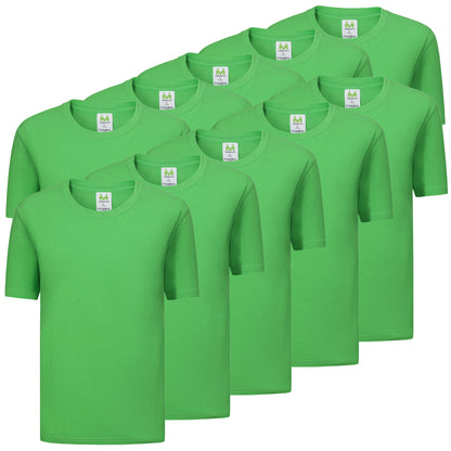 Paquete de 10 Unidades - Camiseta con Mangas Cortas 100% Algodón   10-TS150 - MISEMIYA Uniformes de Trabajo