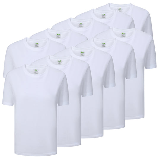 Paquete de 10 Unidades - Camiseta con Mangas Cortas 100% Algodón   10-TS150 - MISEMIYA Uniformes de Trabajo