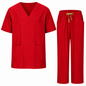 Uniforme Sanitario Unisex Elástico para Enfermería y Medicina (94% Poliéster, 6% Spandex) 1689-7835 - MISEMIYA Uniformes de Trabajo