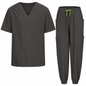 Uniforme Sanitario Unisex Elástico con Pantalón Jogger y 6 Bolsillos (94% Poliéster, 6% Spandex) - 1689-7969