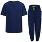 Uniforme Sanitario Unisex Elástico con Pantalón Jogger y 6 Bolsillos (94% Poliéster, 6% Spandex) - 1689-7969