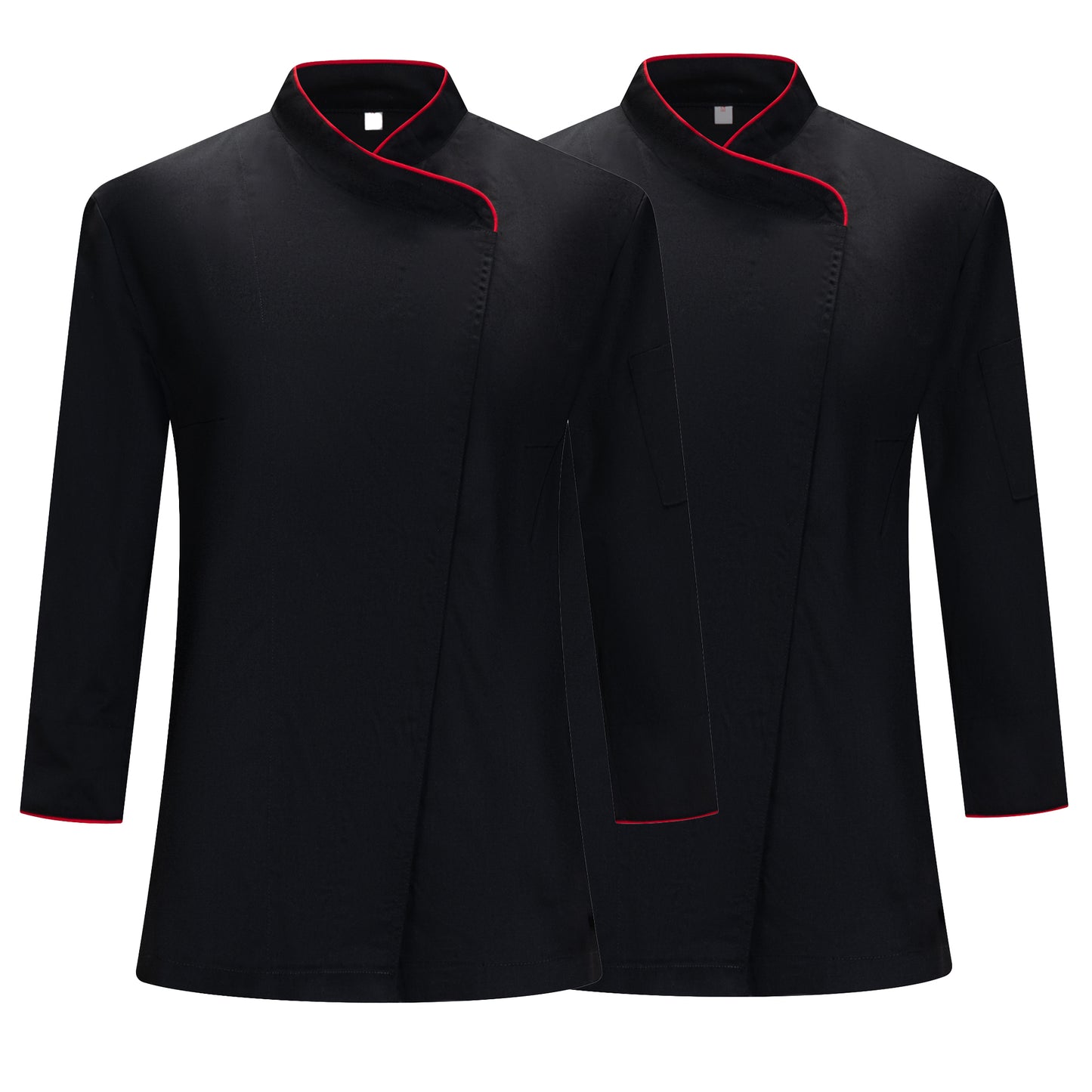 Pack 2 Unidades - Chaquetas Cocinera Mujer Profesionales | Uniforme Hostelería 190gsm | MISEMIYA - MISEMIYA Uniformes de Trabajo