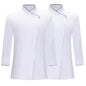 Pack 2 Unidades - Chaquetas Cocinera Mujer Profesionales | Uniforme Hostelería 190gsm | MISEMIYA - MISEMIYA Uniformes de Trabajo