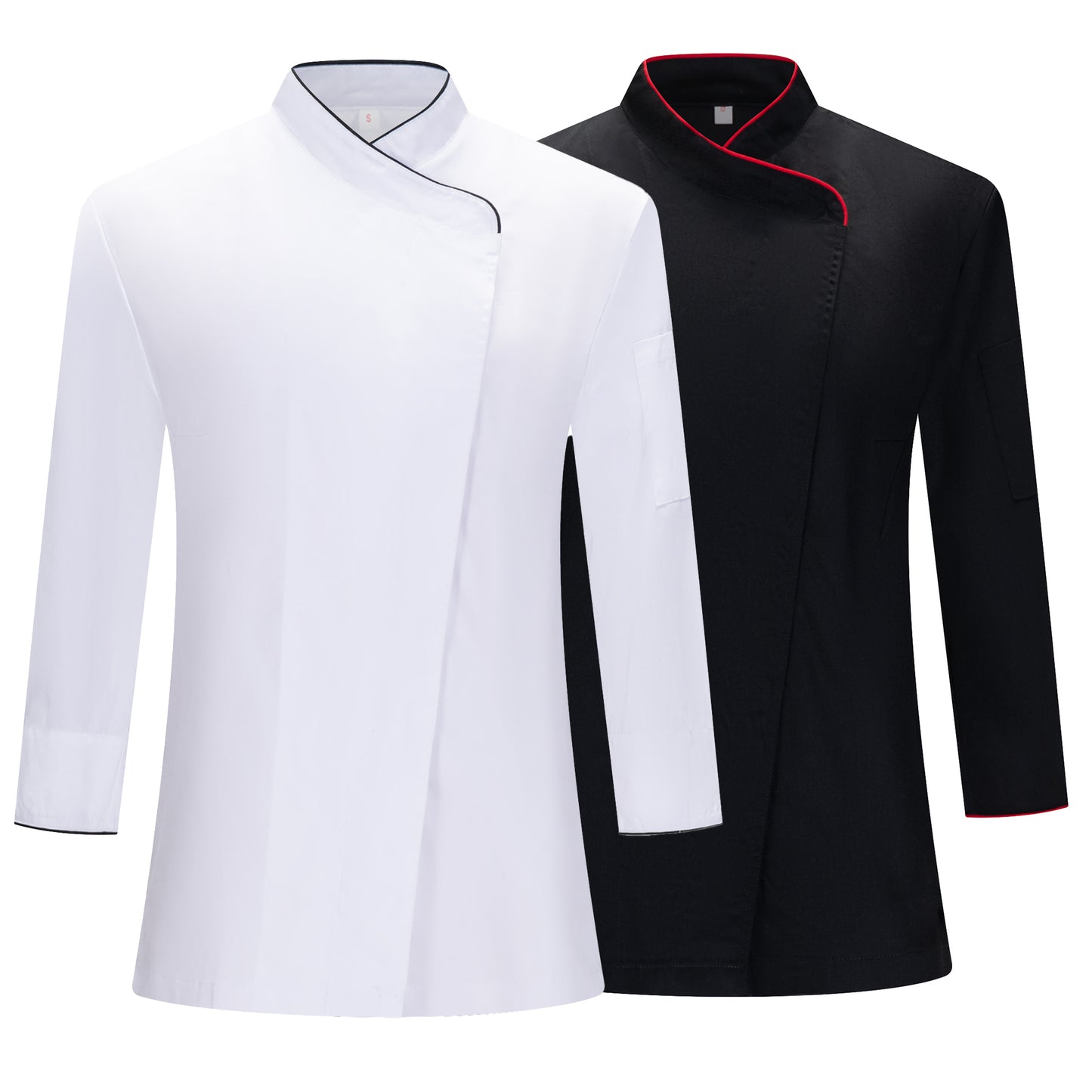 Pack 2 Unidades - Chaquetas Cocinera Mujer Profesionales | Uniforme Hostelería 190gsm | MISEMIYA - MISEMIYA Uniformes de Trabajo