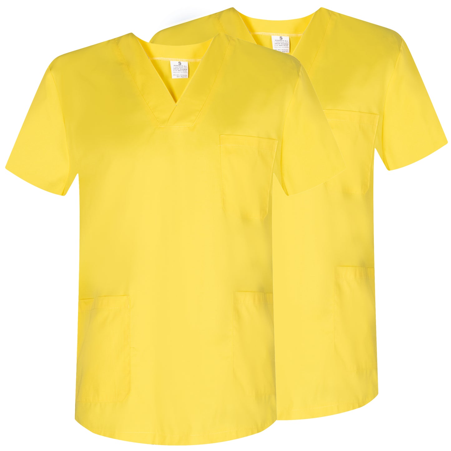 Paquete 2 Unidades - CASACA SANITARIOS UNISEX Con Manga Corta - 2-817 - MISEMIYA Uniformes de Trabajo