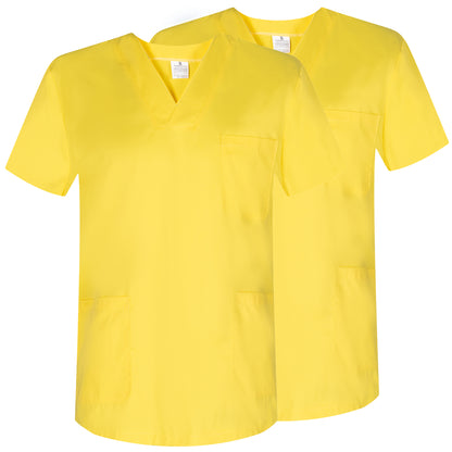 Paquete 2 Unidades - CASACA SANITARIOS UNISEX Con Manga Corta - 2-817 - MISEMIYA Uniformes de Trabajo