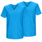 Paquete 2 Unidades - CASACA SANITARIOS UNISEX Con Manga Corta - 2-817 - MISEMIYA Uniformes de Trabajo