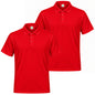 Pack de 2 unidades – Polo deportivo de hombre de manga corta 100% poliéster – 2-PPM130