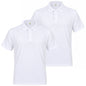 Pack de 2 unidades – Polo deportivo de hombre de manga corta 100% poliéster – 2-PPM130