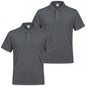 Pack de 2 unidades – Polo deportivo de hombre de manga corta 100% poliéster – 2-PPM130