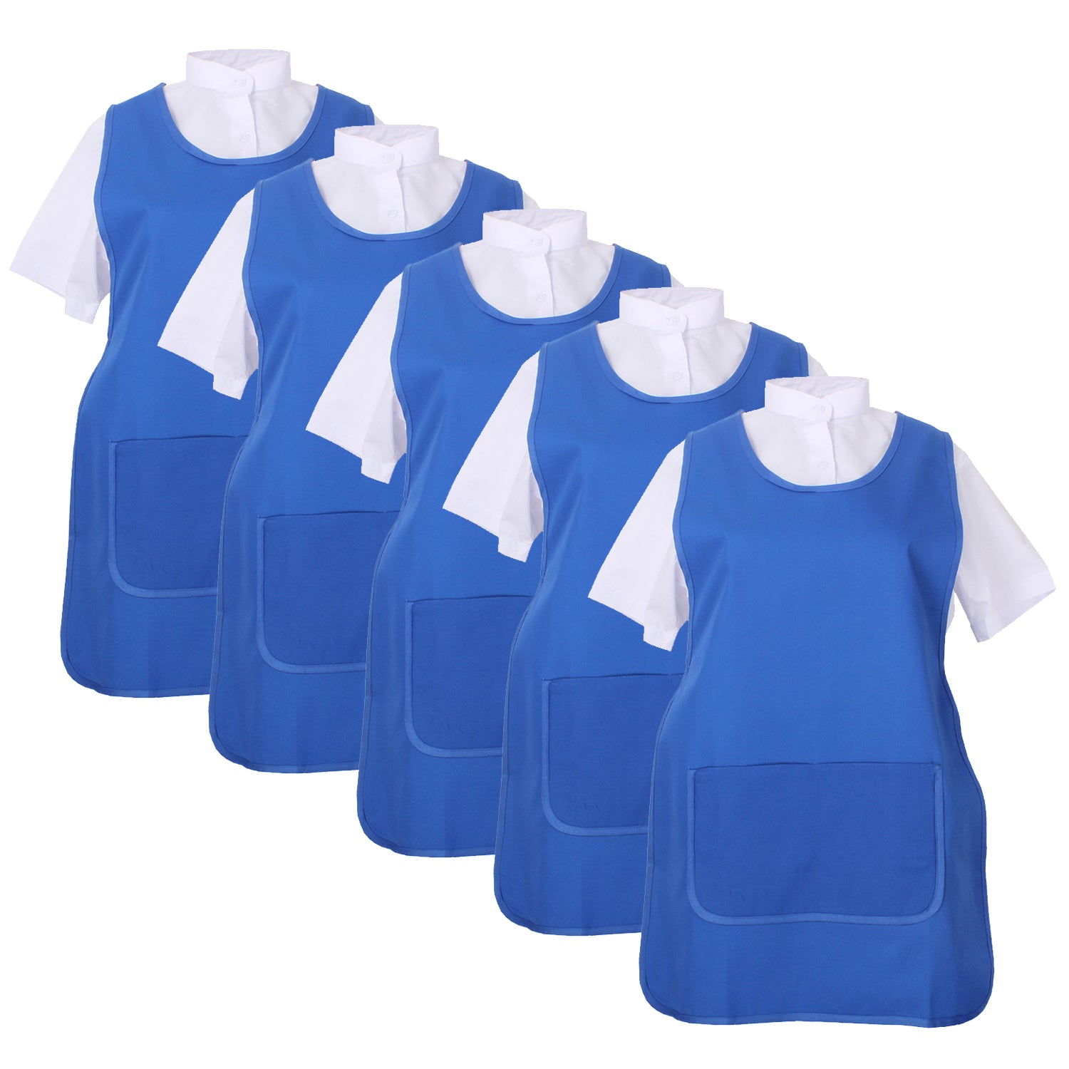 Pack*5 Pcs - DELANTAL LIMPIEZA UNIFORME LABORAL CLINICA MÉDICOS LIMPIEZA VETERINARIA SANITARIOS HOSTELERÍA- Ref.868