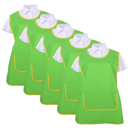 Pack*5 Pcs - DELANTAL LIMPIEZA UNIFORME LABORAL CLINICA MÉDICOS LIMPIEZA VETERINARIA SANITARIOS HOSTELERÍA- Ref.868