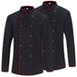 Pack 2 Unidades - Chaqueta Cocinero Hombre - Chaqueta de Chef Hombre - Uniforme Hosteleria -  - Ref.682B