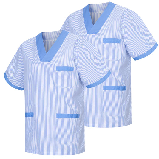 Paquete de 2 Unidades - CAMISA CAMISETAS UNISEX - T817 - MISEMIYA Vestuario Laboral