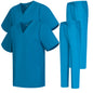 Pack * 2 Pcs - CASACA Y PANTALÓN SANITARIOS UNISEX UNIFORMES SANITARIOS MÉDICOS 2-817-8312