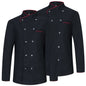 pack*2 pcs - CHAQUETAS CHEF PARA MUJER MANGAS LARGAS - Ref.844 - MISEMIYA Vestuario Laboral