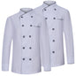 pack*2 pcs - CHAQUETAS CHEF PARA MUJER MANGAS LARGAS - Ref.844 - MISEMIYA Vestuario Laboral