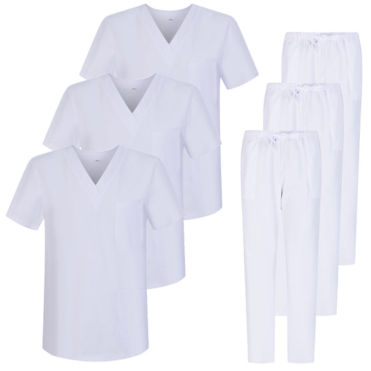 Pack * 3 Pcs - Uniforme Sanitario Unisex UNIFORMES SANITARIOS MÉDICOS CONJUNTOS SANITARIOS 3-817-8312