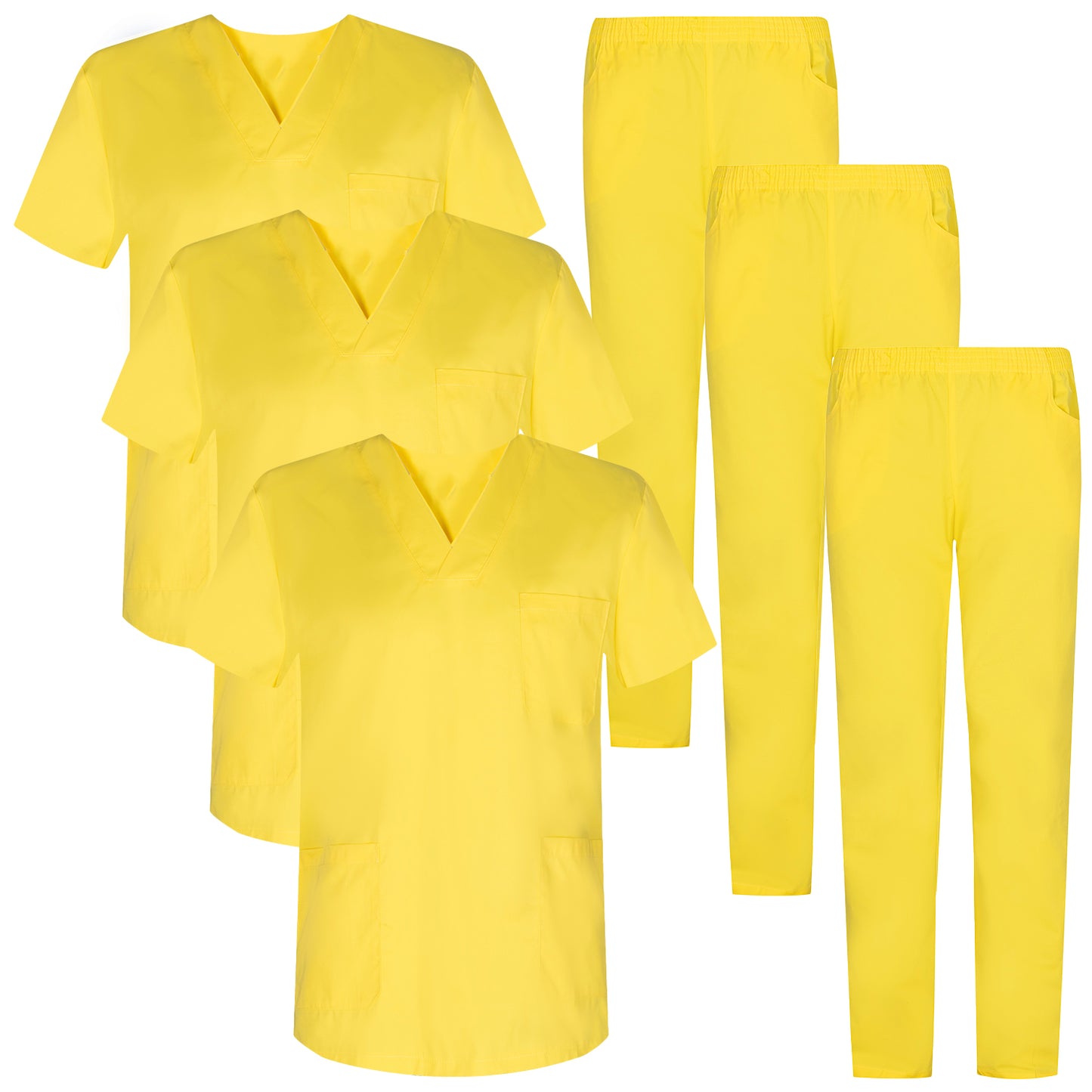 Pack de 3 Cojuntos - Uniforme Sanitario Unisex  3-817-8312 - MISEMIYA Uniformes de Trabajo