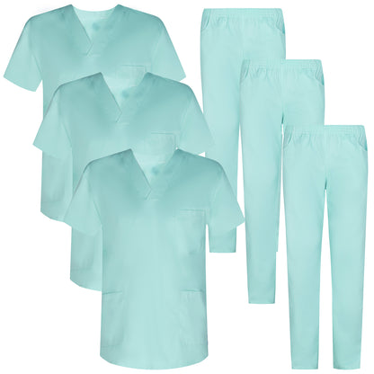 Pack de 3 Cojuntos - Uniforme Sanitario Unisex  3-817-8312 - MISEMIYA Uniformes de Trabajo
