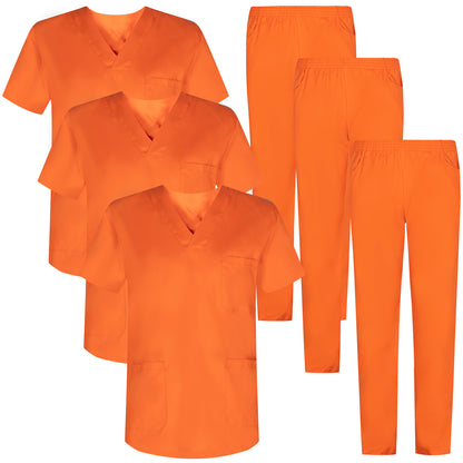 Pack de 3 Cojuntos - Uniforme Sanitario Unisex  3-817-8312 - MISEMIYA Uniformes de Trabajo