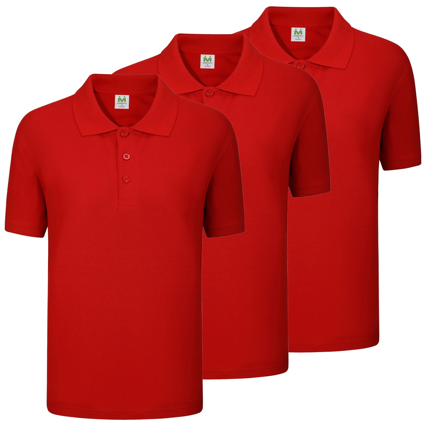 Paquetes de 3 Unidades - POLO UNIFORME LABORAL INDUSTRIAL TALLER MECÁNICO - 3-POLO200 - MISEMIYA Uniformes de Trabajo