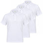 Pack de 3 unidades – Polo deportivo de hombre de manga corta 100% poliéster – 3-PPM130