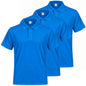 Pack de 3 unidades – Polo deportivo de hombre de manga corta 100% poliéster – 3-PPM130