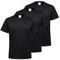 MISEMIYA Camiseta deportiva de hombre de manga corta 100% poliéster – Pack de 3 unidades – TPMNS130