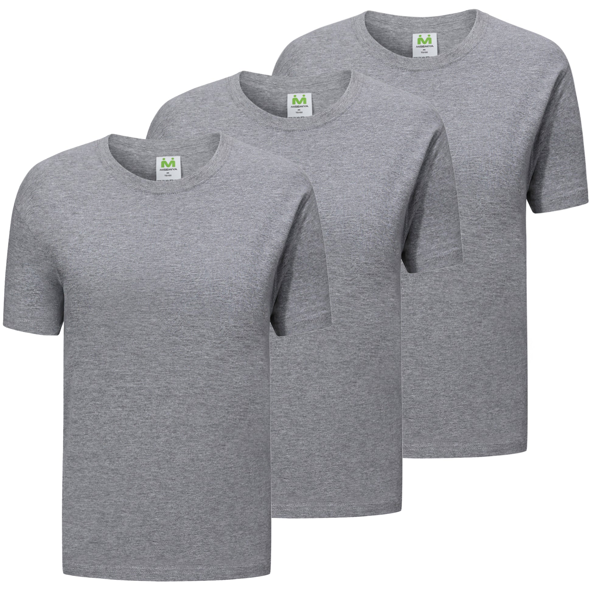 Paquete de 3 Unidades - Camiseta con Mangas Cortas 100% Algodón   3-TS135 - MISEMIYA Uniformes de Trabajo