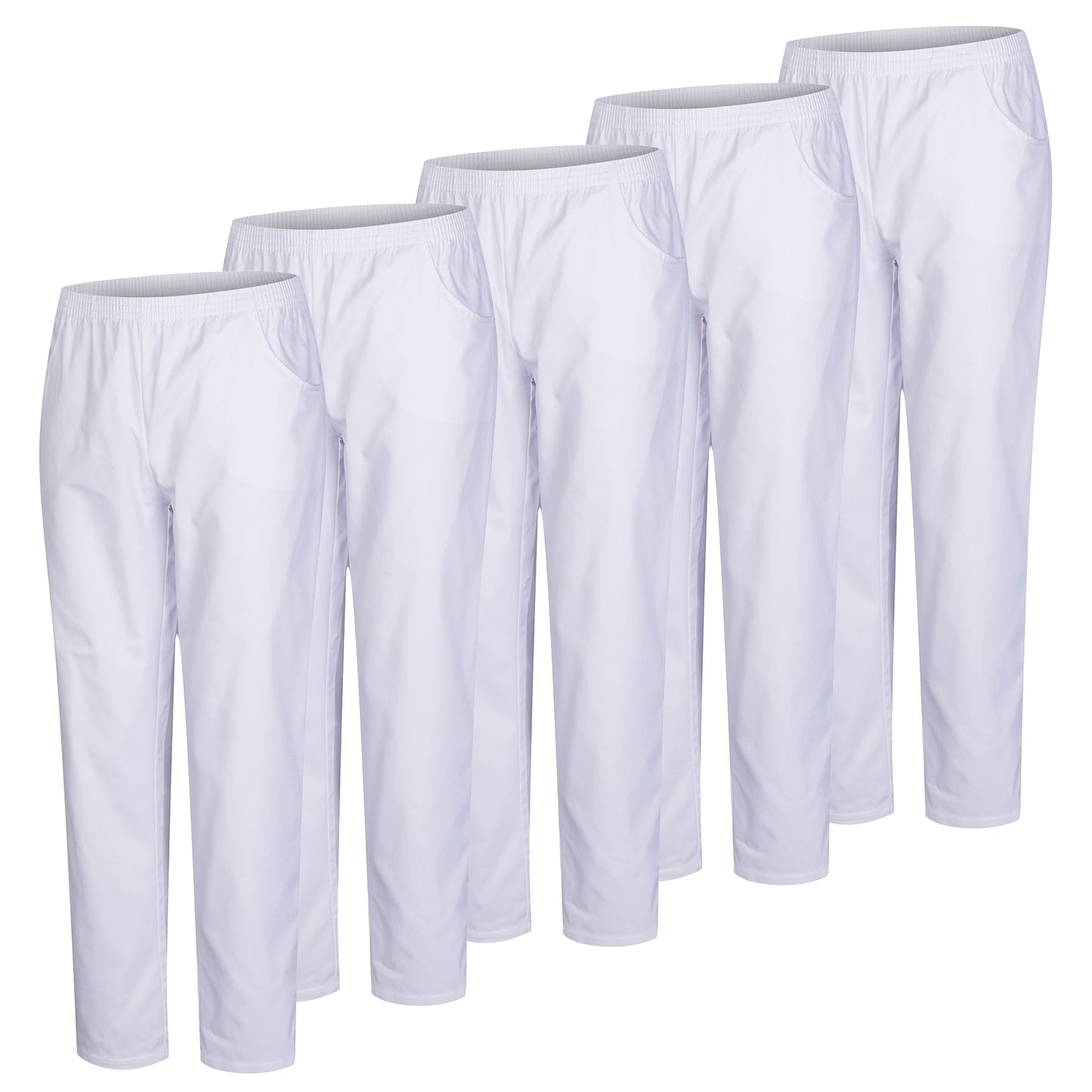 Paquete 5 Unidades  - PANTALÓN SANITARIOS UNISEX CINTURA ELÁSTICA 5-8312 - MISEMIYA Uniformes de Trabajo