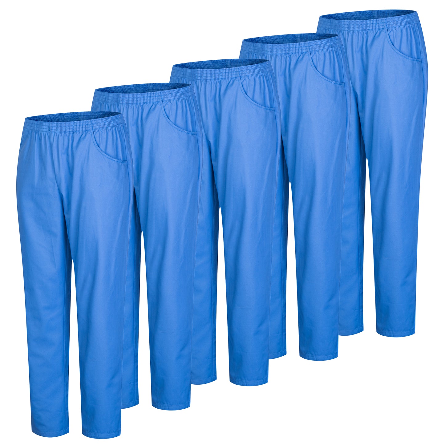Paquete 5 Unidades  - PANTALÓN SANITARIOS UNISEX CINTURA ELÁSTICA 5-8312 - MISEMIYA Uniformes de Trabajo