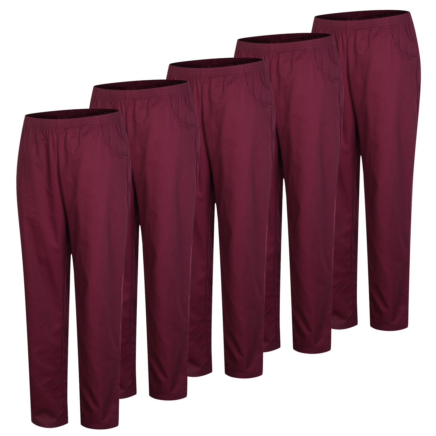 Paquete 5 Unidades  - PANTALÓN SANITARIOS UNISEX CINTURA ELÁSTICA 5-8312 - MISEMIYA Uniformes de Trabajo