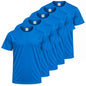 Pack de 5 unidades – Camiseta deportiva de hombre de manga corta 100% poliéster – 5-TPMNS130