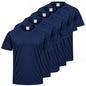Pack de 5 unidades – Camiseta deportiva de hombre de manga corta raglán 100% poliéster – 5-TPMRS130