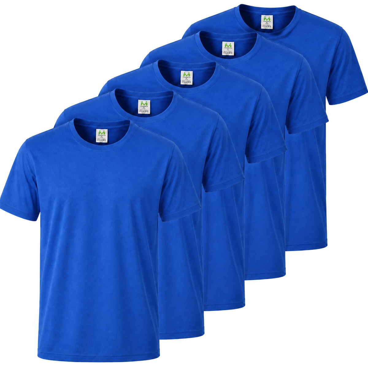 Paquete de 5 Unidades - Camiseta con Mangas Cortas 100% Algodón   5-TS150 - MISEMIYA Uniformes de Trabajo