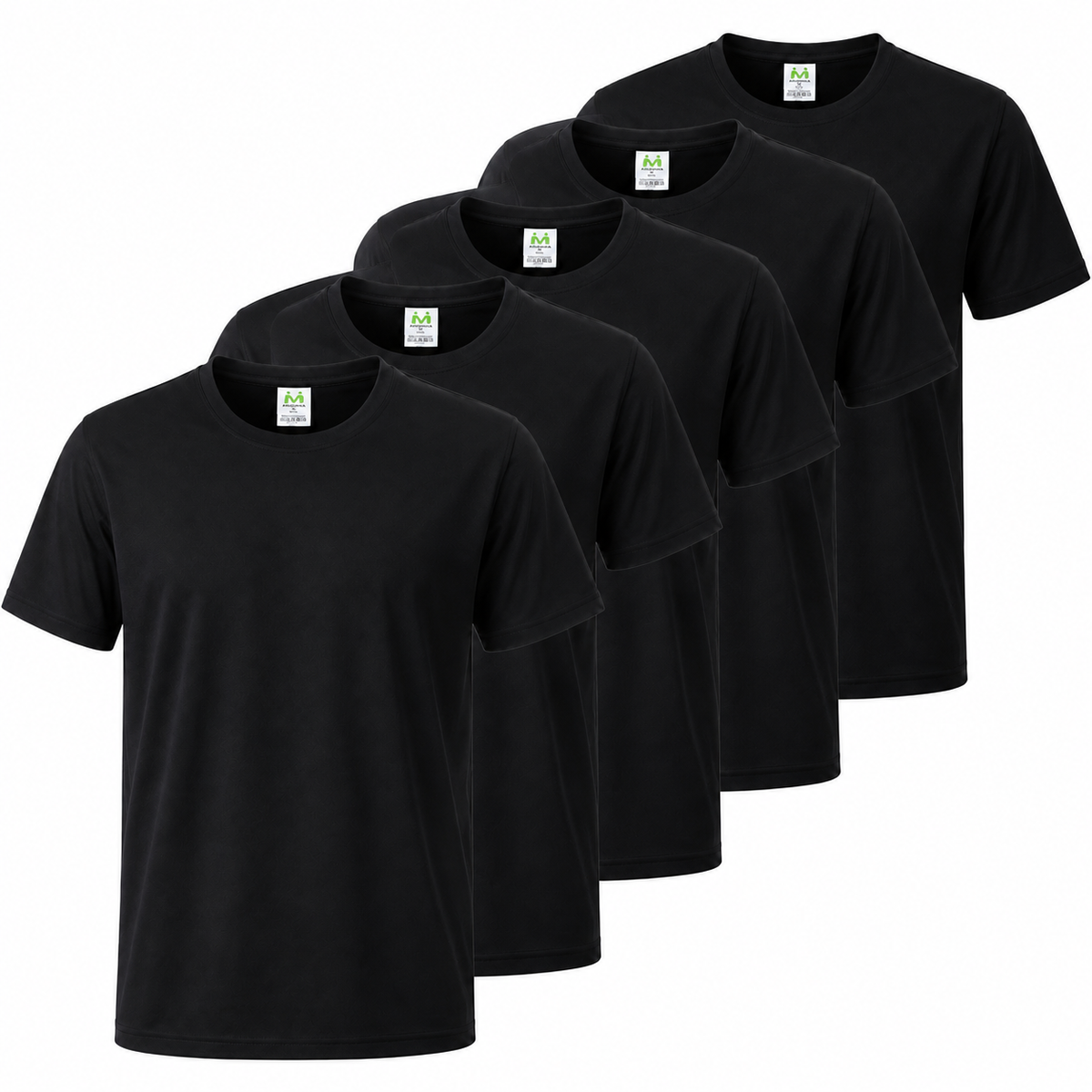 Paquete de 5 Unidades - Camiseta con Mangas Cortas 100% Algodón   5-TS150 - MISEMIYA Uniformes de Trabajo
