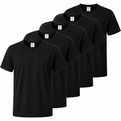 Paquete de 5 Unidades - Camiseta con Mangas Cortas 100% Algodón   5-TS150 - MISEMIYA Uniformes de Trabajo