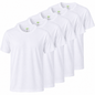 Paquete de 5 Unidades - Camiseta de Verano Ligera con Mangas Cortas 100% Algodón - 5-TS135 - MISEMIYA Uniformes de Trabajo