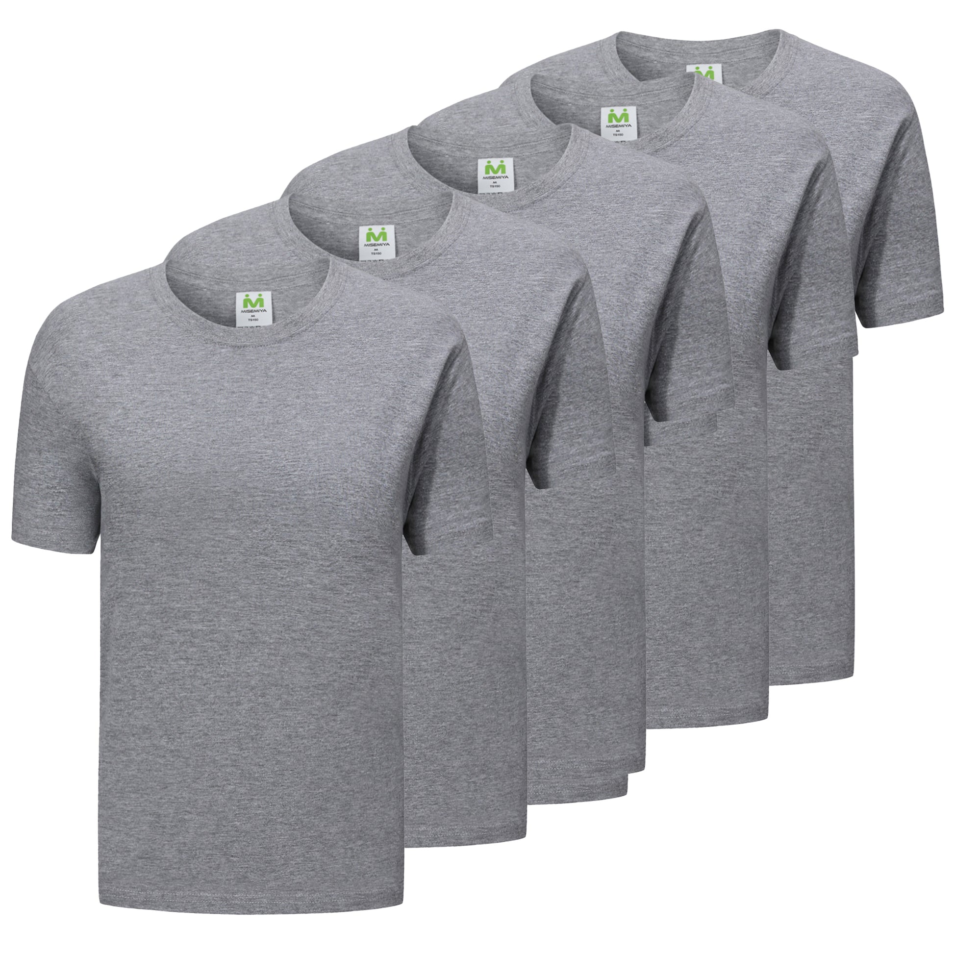 Paquete de 5 Unidades - Camiseta con Mangas Cortas 100% Algodón   5-TS135 - MISEMIYA Uniformes de Trabajo