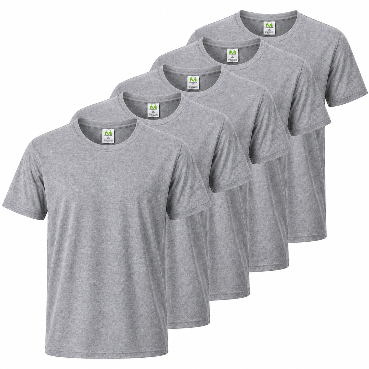 Paquete de 5 Unidades - Camiseta con Mangas Cortas 100% Algodón - 5-TS150 - MISEMIYA Uniformes de Trabajo