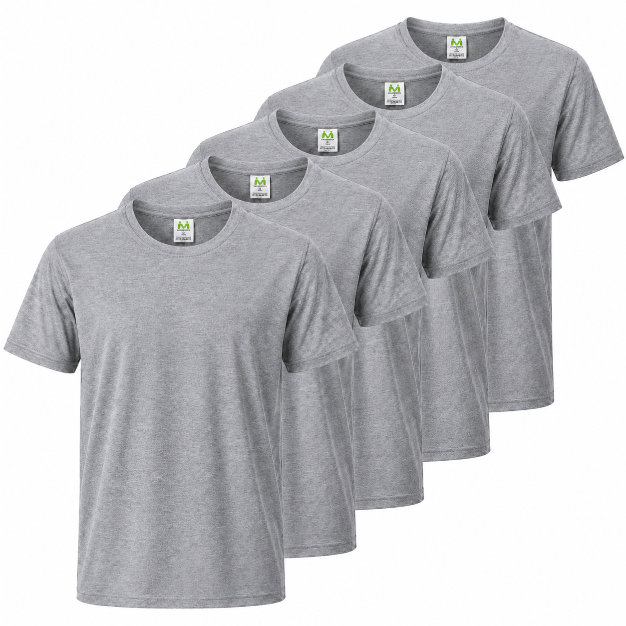 Paquete de 5 Unidades - Camiseta con Mangas Cortas 100% Algodón   5-TS150 - MISEMIYA Uniformes de Trabajo