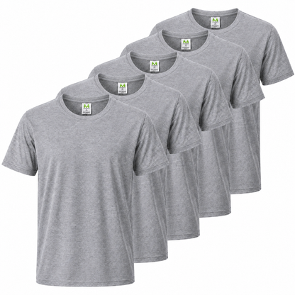 Paquete de 5 Unidades - Camiseta con Mangas Cortas 100% Algodón   5-TS150 - MISEMIYA Uniformes de Trabajo